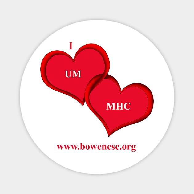 I Heart UMMHC Magnet by The Bowen Center